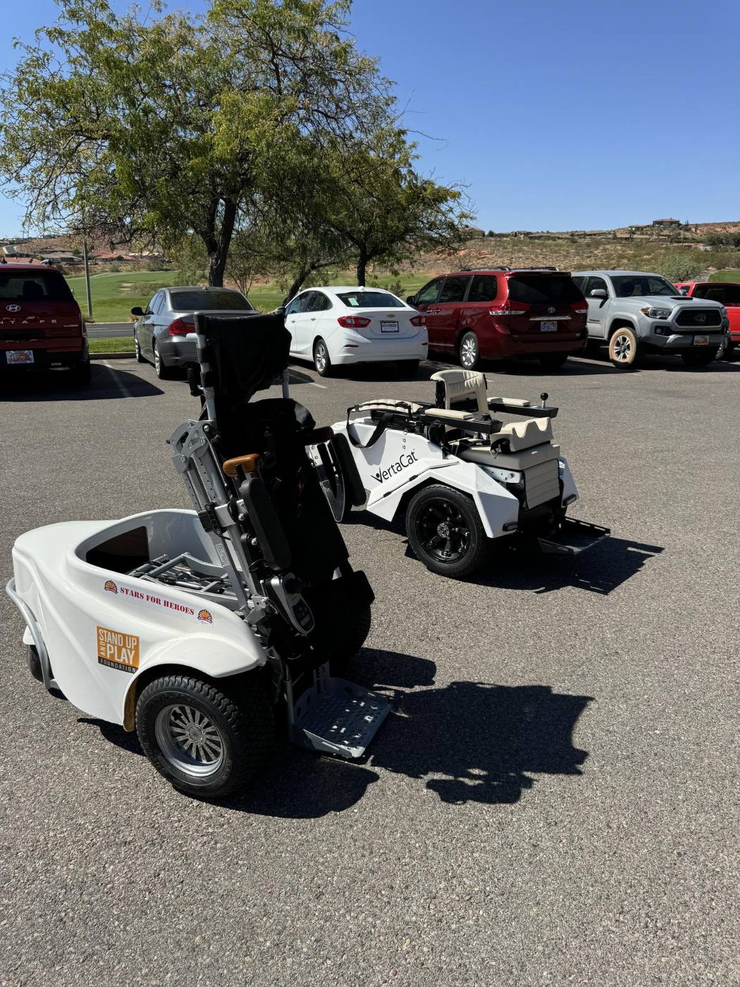 VertaCat and ParaGolfer adaptive golf carts